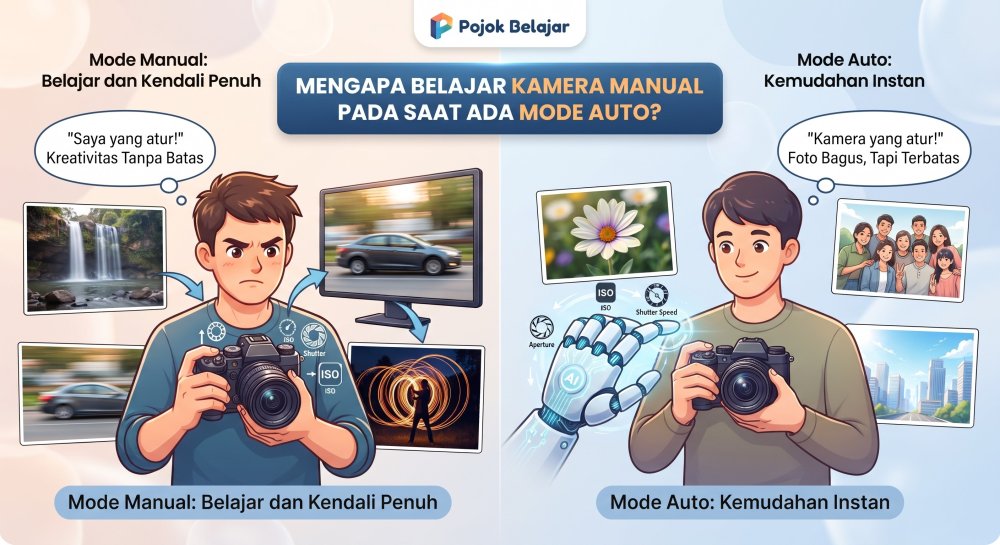 Mengapa Kita Tetap Perlu Belajar Kamera Manual Padahal Ada Mode Auto?