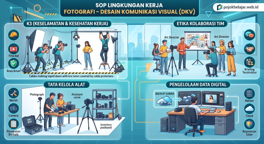 Standar Operasional Prosedur (SOP) Lingkungan Kerja Desain Komunikasi Visual: Fokus Pada Industri Fotografi